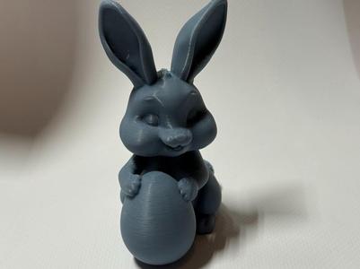 Easter bunny with egg