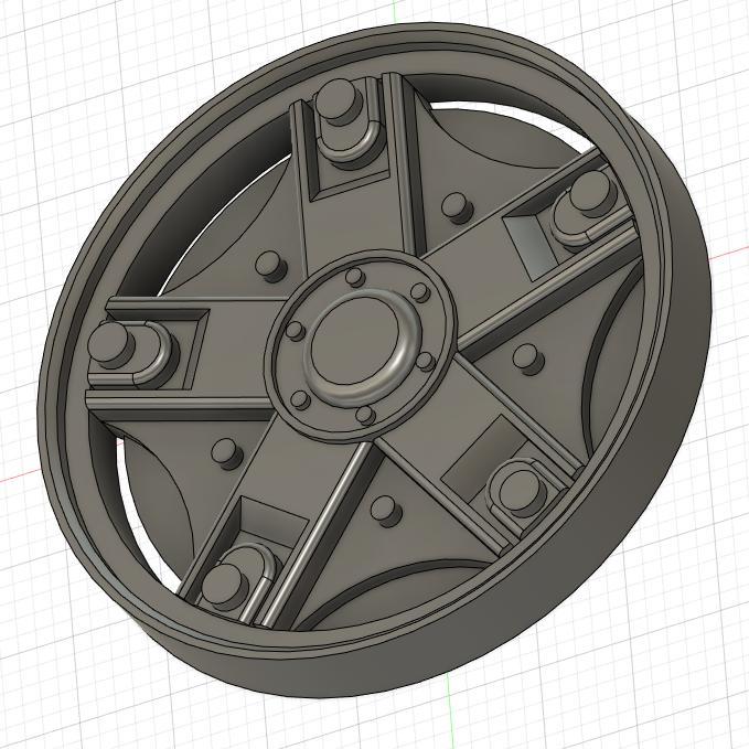 Dayton 5 spoke truck wheel centre