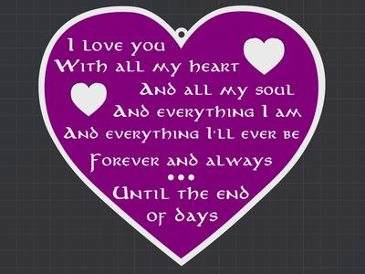 I love you with all my heart