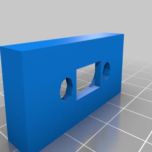 OpenSCAD library for micro b panel mount connector