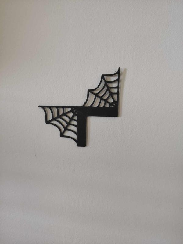 Spider web door corner