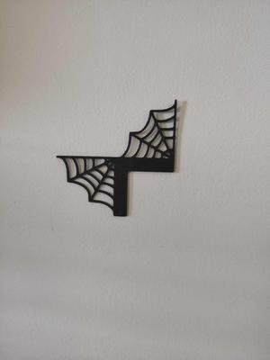 Spider web door corner