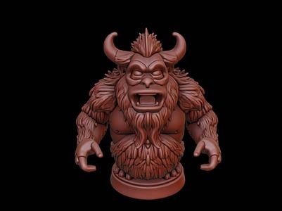 Yeti Beast Bust