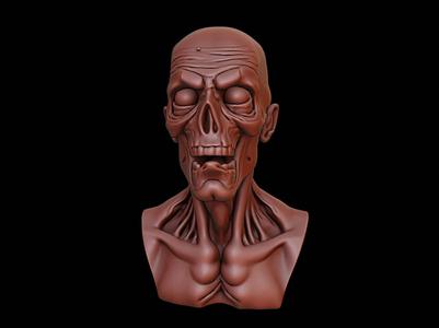 Zombie Beast Bust