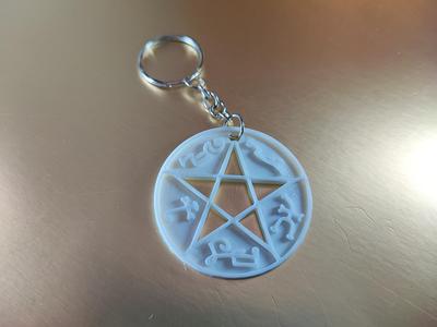key ring DEVIL'S TRAP