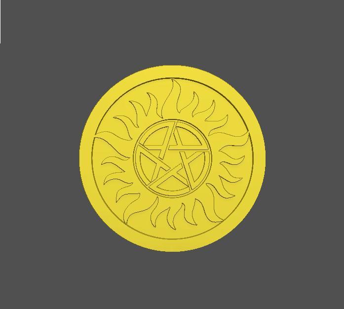 Supernatural Symbol Bath Bomb or Soap model
