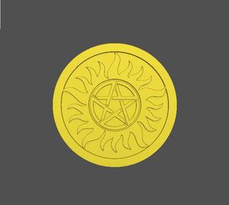 Supernatural Symbol Bath Bomb or Soap model