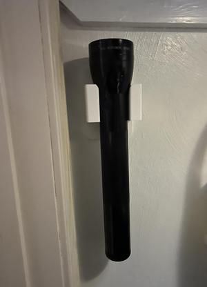 Maglite holder for wall