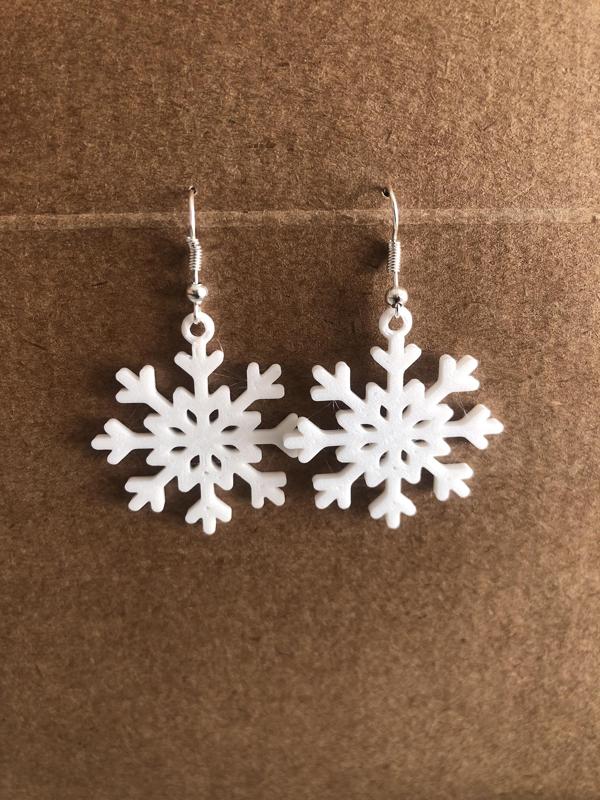 EARRING SNOWFLAKES COPO DE NIEVE