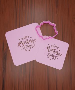 Stencil Lettering Happy Mother's Day #3 "Happy Mother's Day".
