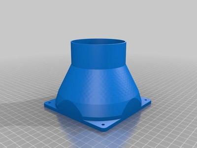 120mm Fan to 3in Duct Reducer