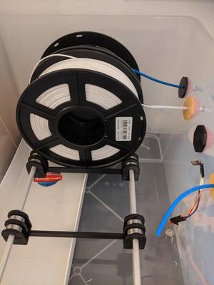 Filament Spool Holder & Guidance for Drybox