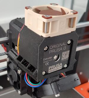 MK3S+ small Extruder Cooler with diverted airflow