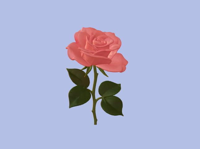 Elegant Rose 3D Model - Perfect for Cosplay, Decor & Collectors!