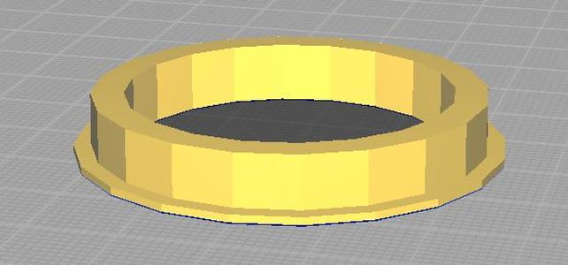 Adapter for PowerCube to 45mm hole