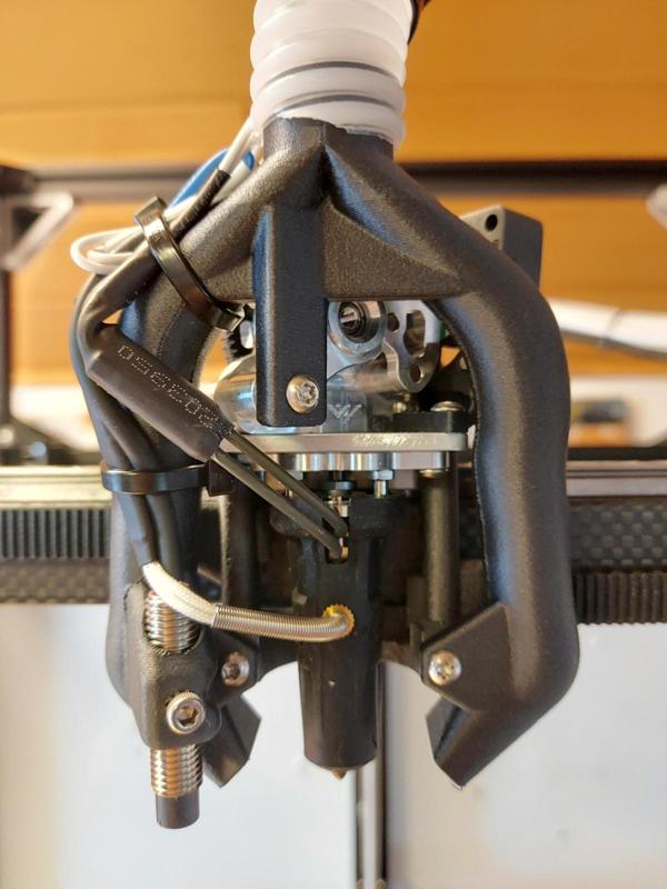 Lightweight toolhead for Ratrig V-Core 3.1 with Goliath Short, VZ-Hextrudort and CPAP (MGN9H)
