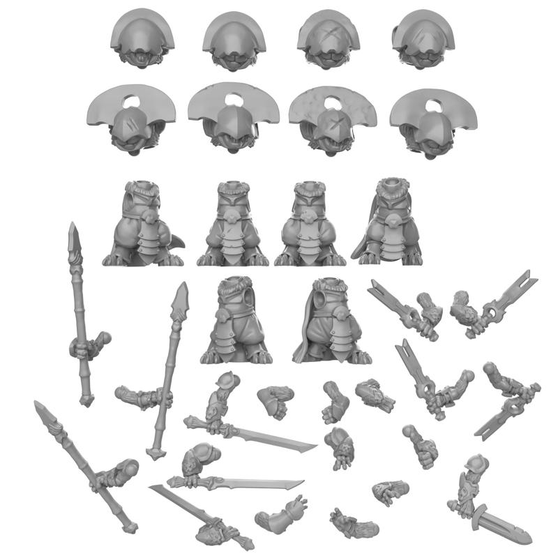 Mousle Black Executioners Multipart Kit (pre Supported) (S)