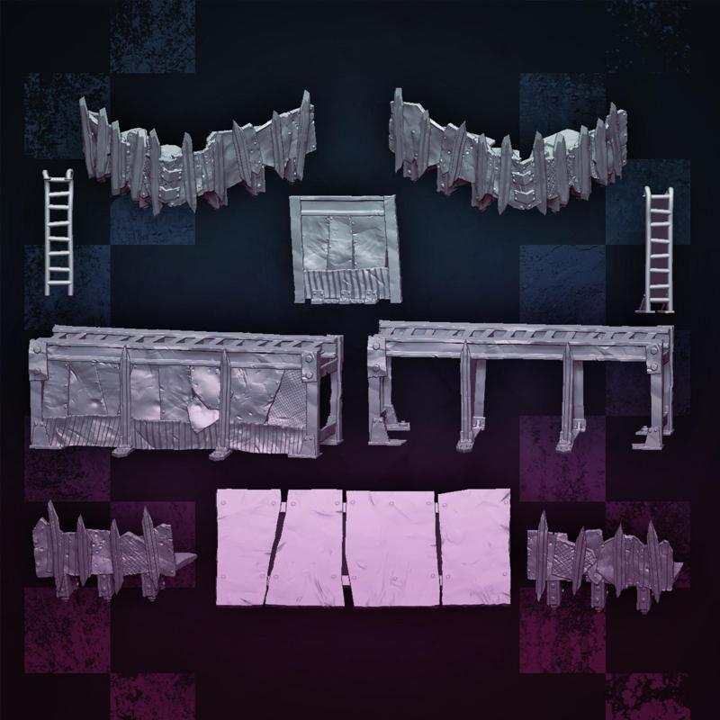 MrModulork's Fortress - Barricades Kit