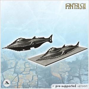 Nautilus ship set (Twenty Thousand Leagues Under the Seas, Jules Verne) - Pirate Jungle Island Beach Piracy Caribbean Medieval Skull Renaissance