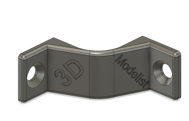 20mm Conduit 90 degree fixing Bracket v1