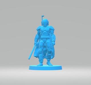Mandalorian Character (Lightsaber)