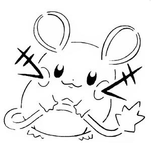 Dedenne stencil