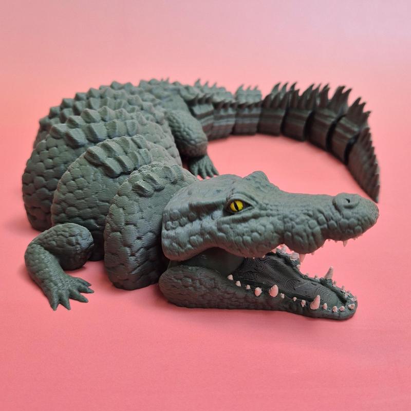 GIANT CROCODILE ARTICULATED FLEXI