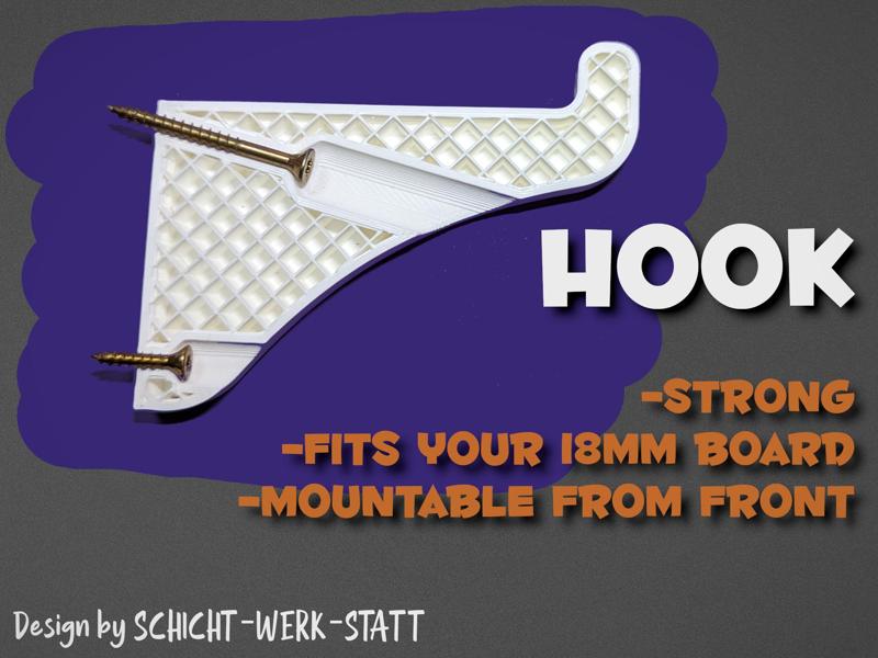 Hook  (front-mountable)