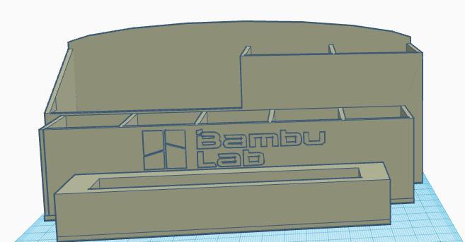 Remix of Bambu Lab tool organizer