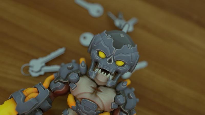 Doom Dreadknight Keychain