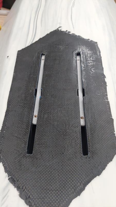 Foil board track spacer