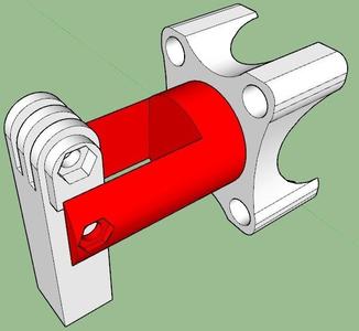 Camera bracket with gimbal for bicycle