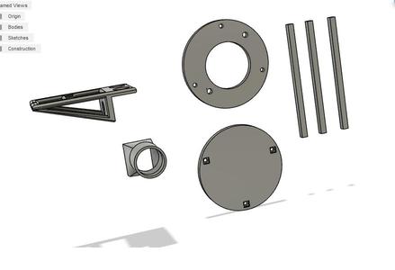 Air Purifier Fan housing for 3D Printing