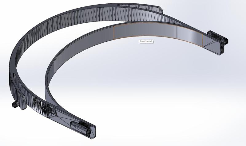 Headband for Prusa Protective Face Shield - RC2 - No Hex Holes and 15mm Height