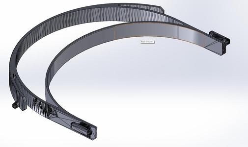Headband for Prusa Protective Face Shield - RC2 - No Hex Holes and 15mm Height