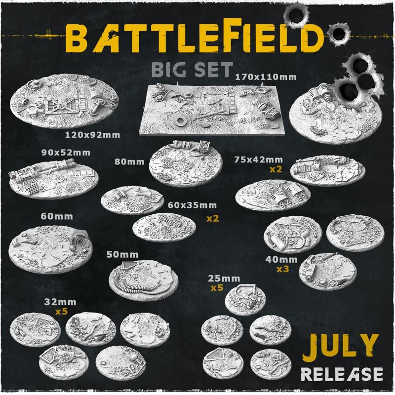 Battlefield - Bases & Toppers (Big Set)