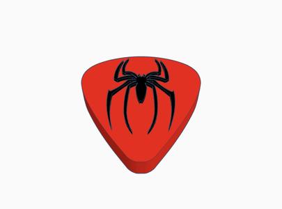 Spiderman Guitar Pick Holder