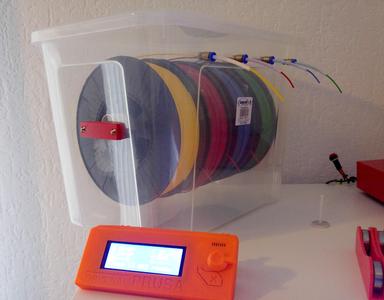 Filament dispenser box