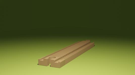 BRIO flex rail with side guards