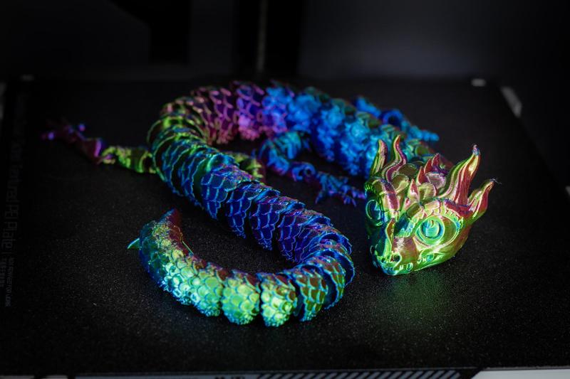 Baby Dragon print in place