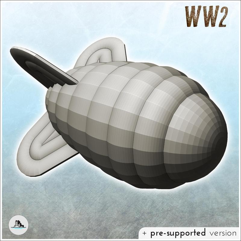 Barrage Balloons blimp (7) - World War Two Second WWII Front Eastern Western Axis Allied