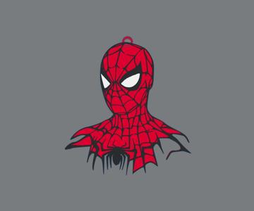 spiderman keychain 8x7,5cm 3mm