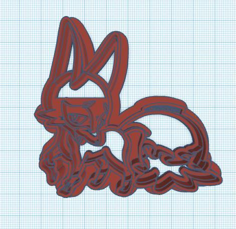 Pokemon: Nickit Cookie Cutter