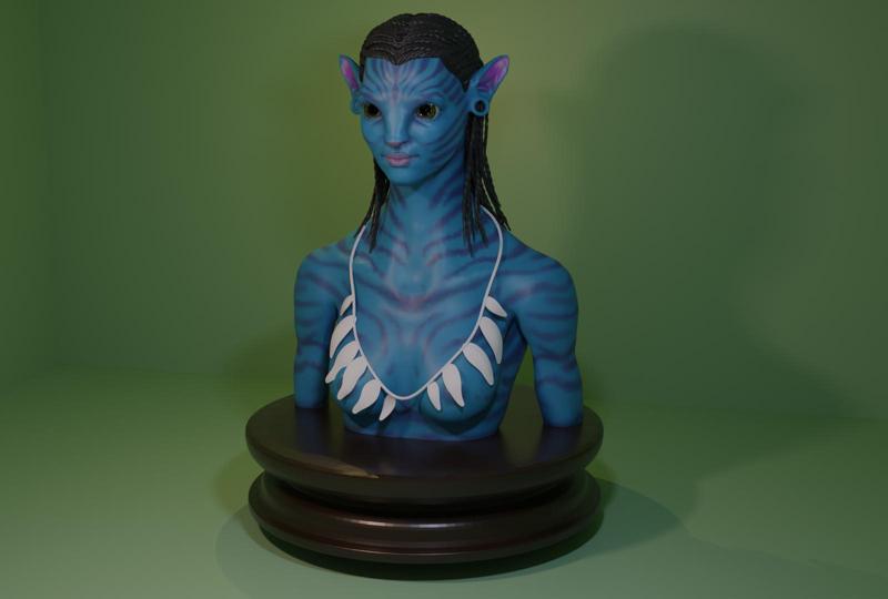 Neytiri Avatar Bust