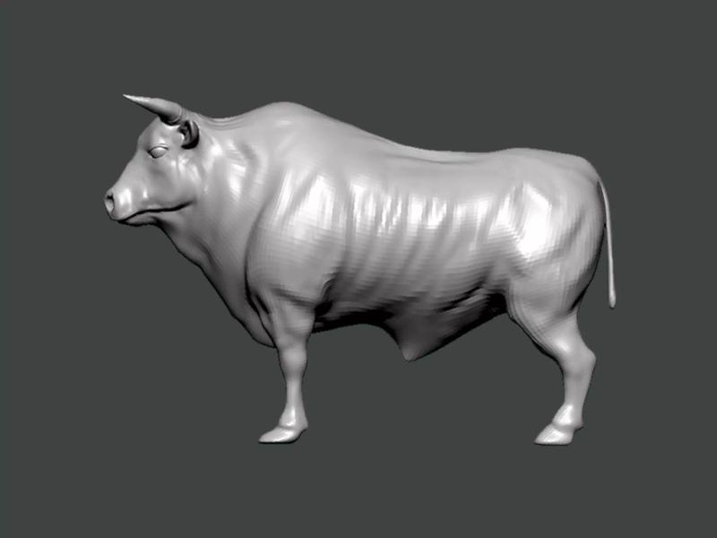 3D Model-ANIMAL0007 bull
