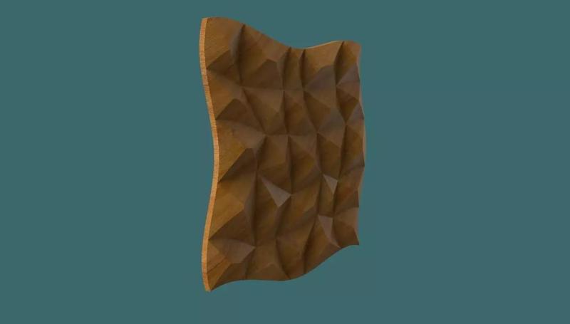 3d seamless wall panel model for cnc Carving