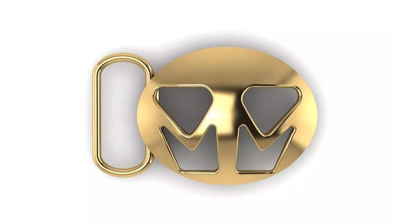 Men Fashion Belt buckle 3d Printable Model