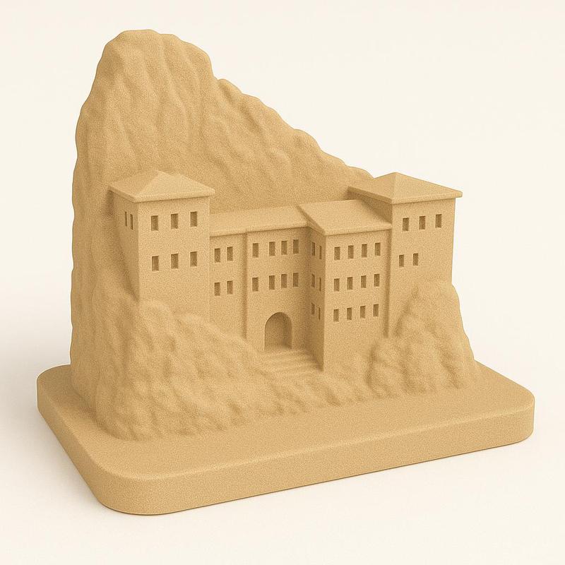 Sumela Monastery – 3D Printable Historic Cliffside Monastery