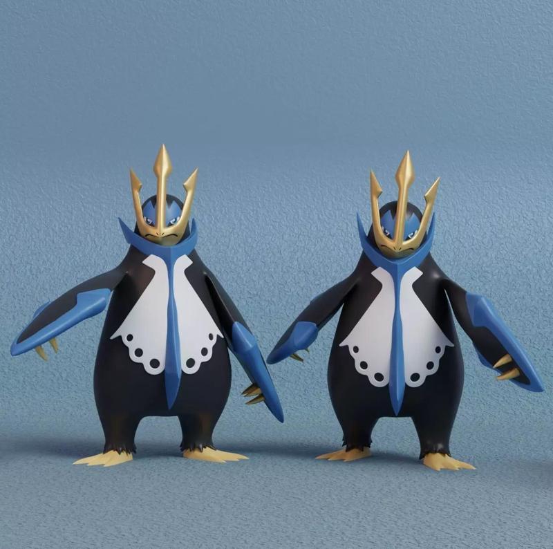 Pokemon - Empoleon with 2 poses
