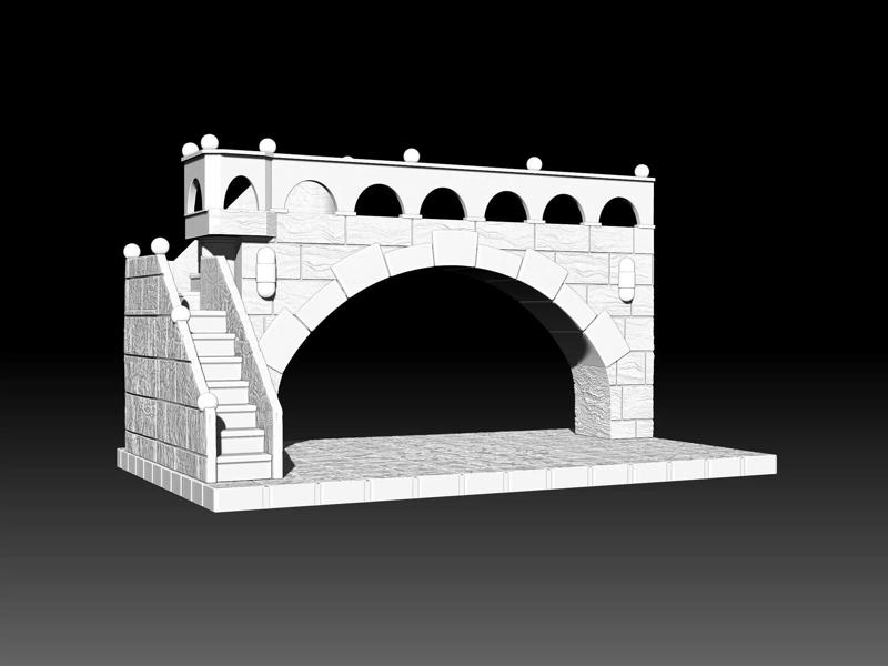 Naboo Theed Palace Diorama Micromachines inspired